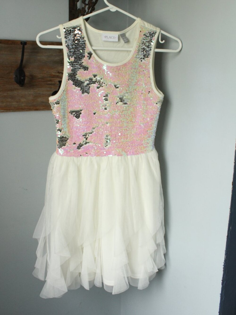 TCP Size L 10/12 Sequin Colour Change Tulle Dress